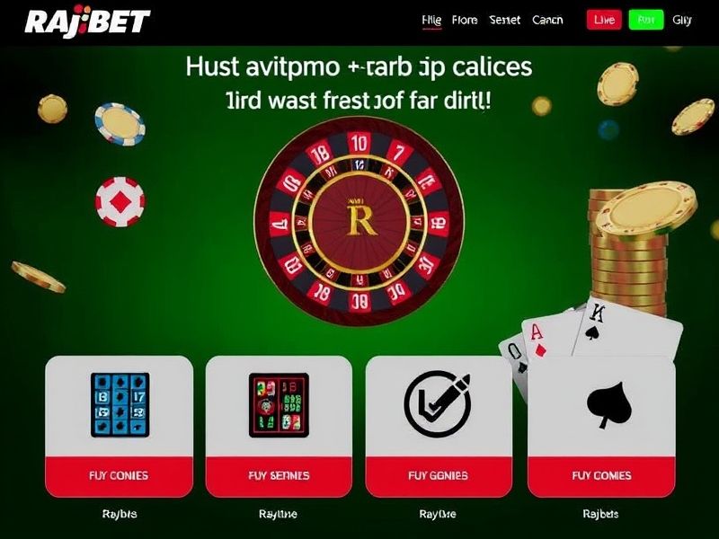 Discover the best in online gambling with Rajbet Online Casino. Play slots, poker, roulette, and more real money games. Claim your Rajbet signup bonus and explore exclusive promotions today.