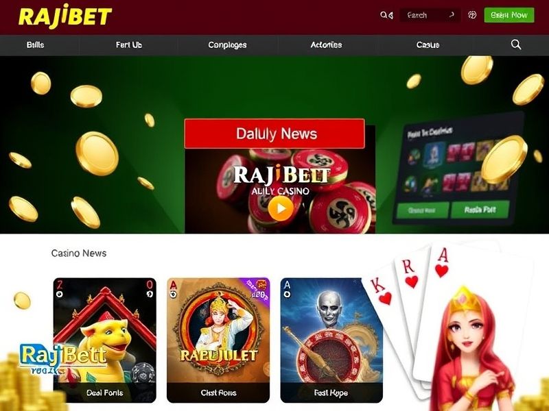 Discover the best in online gambling with Rajbet Online Casino. Play slots, poker, roulette, and more real money games. Claim your Rajbet signup bonus and explore exclusive promotions today.